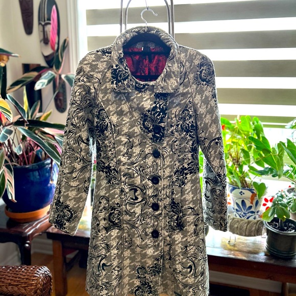 Desigual double breasted trench coat - Picture 1 of 7